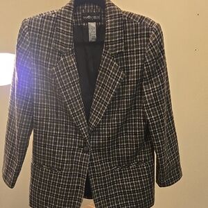 Sag Harbor Classic Plaid Blazer